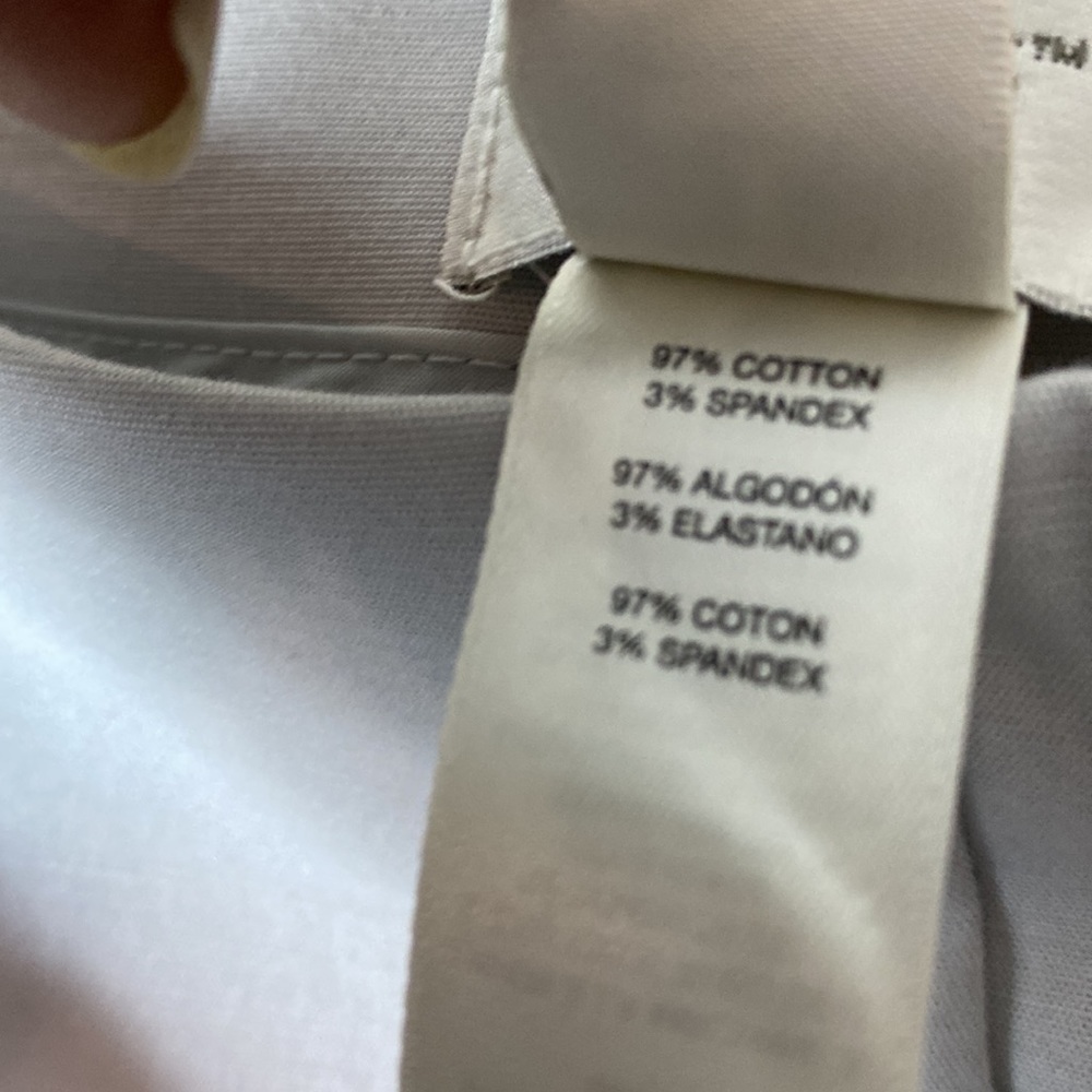 Chico’s So Slimming Crop Pants Flat Front Side Zip Size 8/10 - Picture 4 of 7